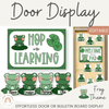 Frog Door Display Classroom Decor - Miss Jacobs Little Learners