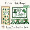 Frog Door Display Classroom Decor - Miss Jacobs Little Learners