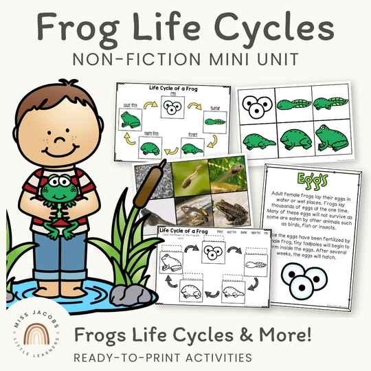 Frogs: A Life Cycle of a frog mini unit