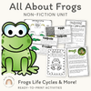 Frogs Thematic Unit | All about Frogs and Frog Life Cycles - Miss Jacobs Little Learners