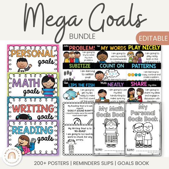 Student Goal Setting Mega Bundle