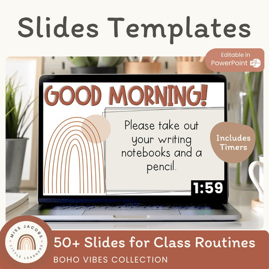 Google Morning Slides & PowerPoint Templates - Desert Neutrals