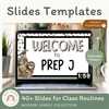 Google Morning Slides & PowerPoint Templates - Modern Jungle Theme - Miss Jacobs Little Learners