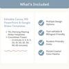 Google Morning Slides & PowerPoint Templates - Modern Ocean Theme - Miss Jacobs Little Learners