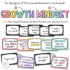 Growth Mindset Posters - Cutesy Classroom Decor - Miss Jacobs Little Learners