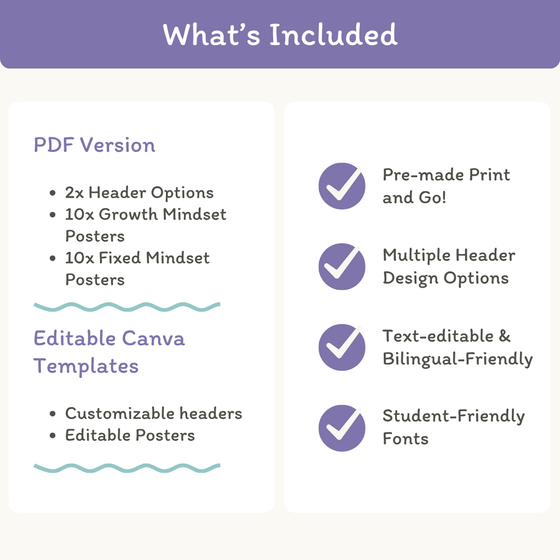 Growth Mindset Posters - Dreamy Space Classroom Decor - Miss Jacobs Little Learners