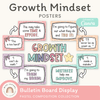 Growth Mindset Posters - Pastel Composition Notebook Classroom Decor - Miss Jacobs Little Learners