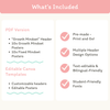 Growth Mindset Posters - Pastel Composition Notebook Classroom Decor - Miss Jacobs Little Learners