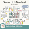 Growth Mindset Posters - Rainbow Calm Colors Decor - Miss Jacobs Little Learners