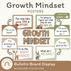 Growth Mindset Posters - Woodland Theme Classroom Decor - Miss Jacobs Little Learners