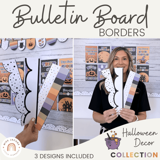 Halloween Bulletin Board Borders