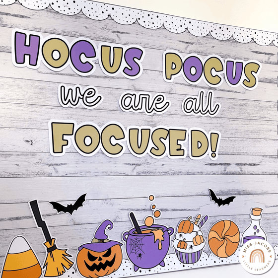 Halloween Bulletin Board Kit | 3 in 1 Spooky Display - Miss Jacobs Little Learners