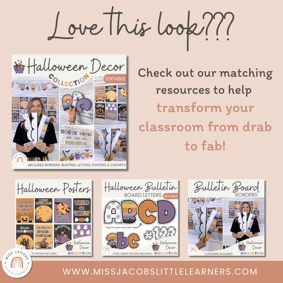 Halloween Bulletin Board Kit | Ghost Display - Miss Jacobs Little Learners