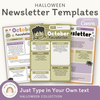 Halloween Classroom Newsletter Templates - Miss Jacobs Little Learners