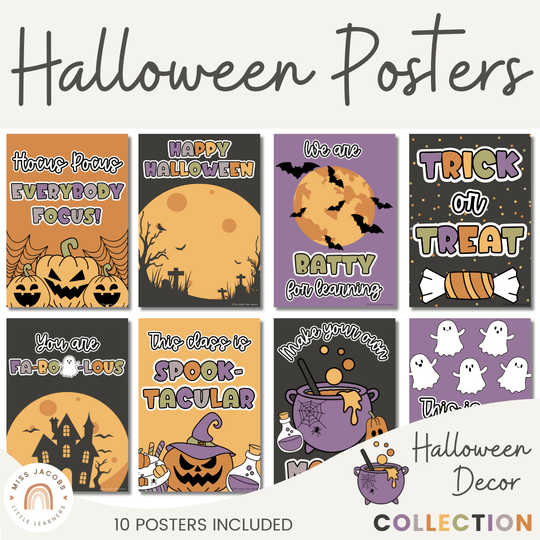 Halloween Classroom Posters