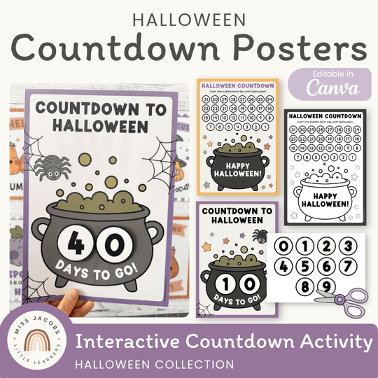 Halloween Countdown Posters