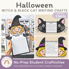 Halloween Witch and Black Cat Fold-Out Writing Crafts & Activities - Miss Jacobs Little Learners