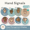 Hand Signals Posters - Cute Sea Life Classroom Decor - Miss Jacobs Little Learners