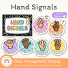 Hand Signals Posters - Cutesy Classroom Decor - Miss Jacobs Little Learners
