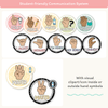Hand Signals Posters - Pastel Composition Notebook Classroom Decor - Miss Jacobs Little Learners