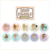 Hand Signals Posters - Pastel Composition Notebook Classroom Decor - Miss Jacobs Little Learners