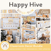 Happy Hive Theme Classroom Decor Bundle - Miss Jacobs Little Learners