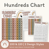Hundreds Chart - Boho Neutrals Classroom Theme - Miss Jacobs Little Learners