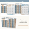 Hundreds Chart - Modern Ocean Classroom Decor - Miss Jacobs Little Learners