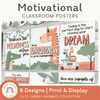 Inspirational Classroom Posters - Cute Jungle Animals Decor - Miss Jacobs Little Learners