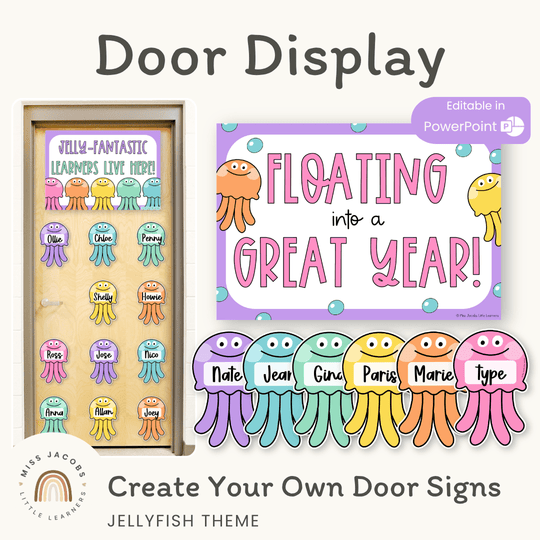 Jellyfish Door Display Classroom Decor