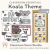Koala Theme Classroom Essentials Decor Pack - Miss Jacobs Little Learners