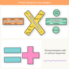 Large Math Symbols - Cutesy Classroom Decor - Miss Jacobs Little Learners