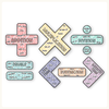 Large Math Symbols - Pastel Composition Notebook Math Decor - Miss Jacobs Little Learners