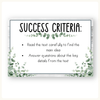 Learning Intention and Success Criteria Display - Modern Botanical - Miss Jacobs Little Learners