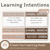 LEARNING INTENTIONS | SPOTTY NEUTRALS | EDITABLE - Miss Jacobs Little Learners
