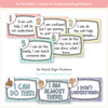 Levels of Understanding Posters - Pastel Composition Notebook Classroom Decor - Miss Jacobs Little Learners