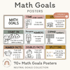 Math Goals Posters | Neutral Toned Classroom Decor - Miss Jacobs Little Learners