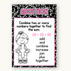 Math Operation Posters - Cutesy Composition Notebook Math Decor - Miss Jacobs Little Learners