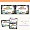 Math Operation Posters - Cutesy Composition Notebook Math Decor - Miss Jacobs Little Learners