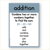Math Operation Posters - Modern Ocean Classroom Decor - Miss Jacobs Little Learners