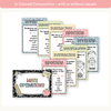 Math Operation Posters - Pastel Composition Notebook Math Decor - Miss Jacobs Little Learners