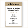 Math Operations Posters - Modern Botanical Decor - Miss Jacobs Little Learners