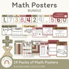 Math Posters Bundle - Australiana Theme - Miss Jacobs Little Learners