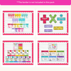 Math Posters Bundle - Brights Theme - Miss Jacobs Little Learners