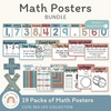 Math Posters Bundle - Cute Sea Life Theme - Miss Jacobs Little Learners