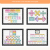 Math Posters Bundle - Cutesy Composition Notebook Theme - Miss Jacobs Little Learners