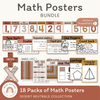 Math Posters Bundle - Desert Neutrals Theme - Miss Jacobs Little Learners