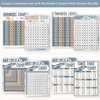 Math Posters Bundle - Modern Ocean Theme - Miss Jacobs Little Learners