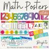 MATH POSTERS BUNDLE | RAINBOW BRIGHTS - Miss Jacobs Little Learners