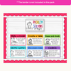 Math Problem Solving Strategies Posters - Bright Theme - Miss Jacobs Little Learners